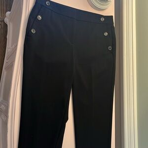 Loft black ankle length pants